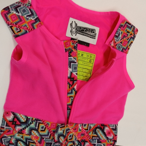 Spyder Girls Friends Forever Sparkle Primaloft Insulated Snow Bibs /Overalls - Picture 8 of 14